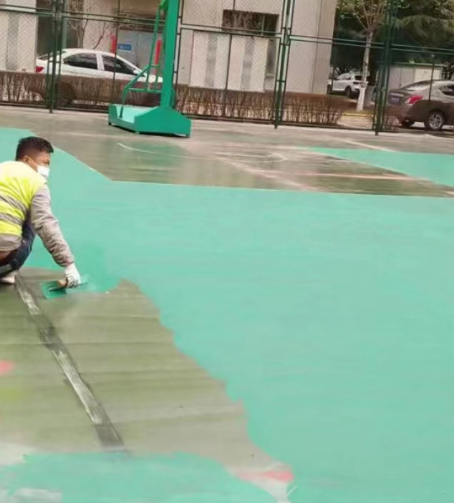 洛阳球场地面翻新